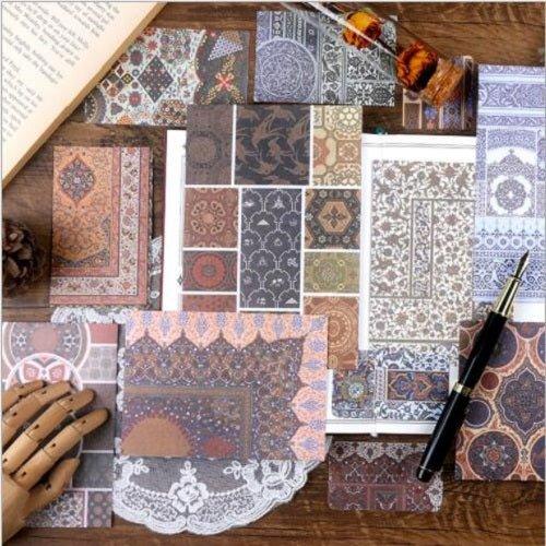 Fuyou old time series retro literary hand account collage bottoming decoration diy material paper NP-050001 - CHL-STORE