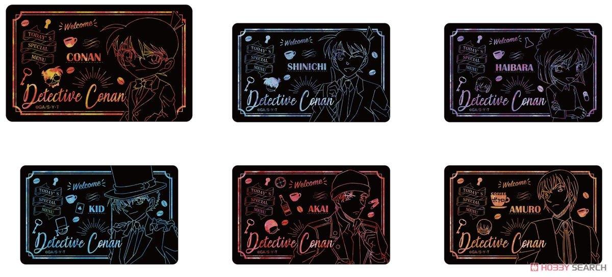 GRANUP 4570077797 Detective Conan Joint Black Color Line Modeling IC Card Sticker Easy Card Sticker Chip Sticker Card - CHL-STORE
