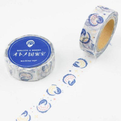 GREENFLASH STA-OT-015 girl pattern room paper tape star peacock tape Japan paper tape starry peacock - CHL-STORE