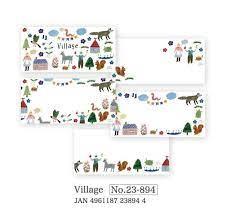 Hyogensha Aiko Fukawa Japanese washi paper animal family note paper memo Japanese illustrator - CHL-STORE