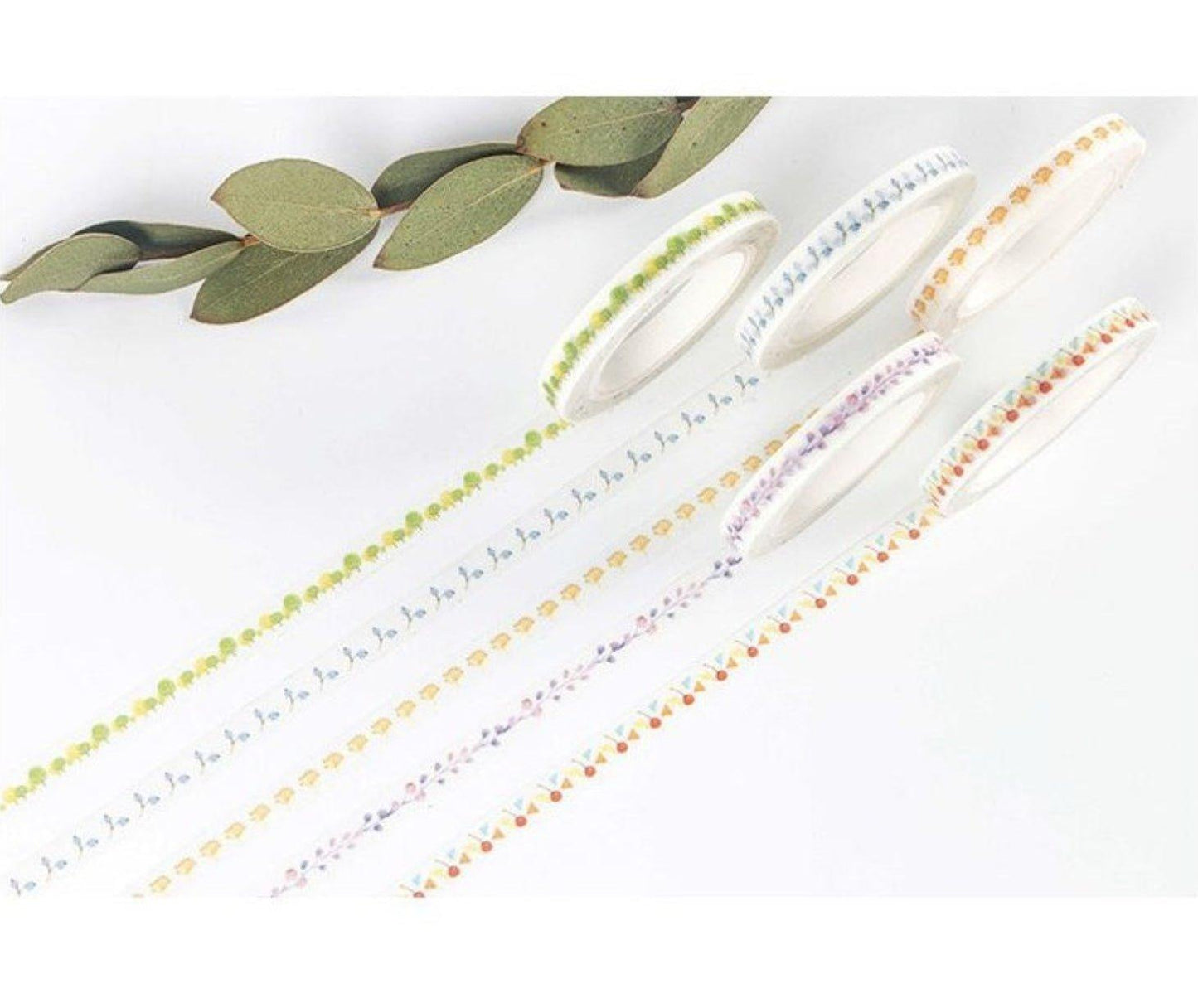 Infeelme Japanese Washi Tape Washi Tape Paper Tape Handbook Tape Decorative Tape Fine Series 5mm NP-H7TAY-0259 - CHL-STORE