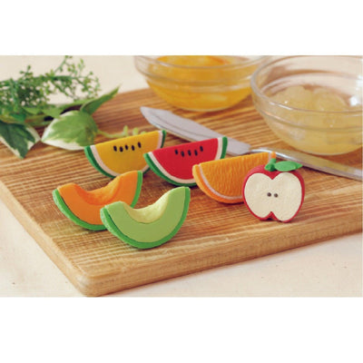 IWAKO ER-BRI049 Modeling Eraser Sliced Fruit Group Non-toxic Environmental Protection Fun Eraser - CHL-STORE