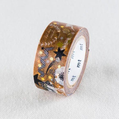Japan MT MTCMAS67 Christmas limited plant handicraft bronzing and paper tape - CHL-STORE