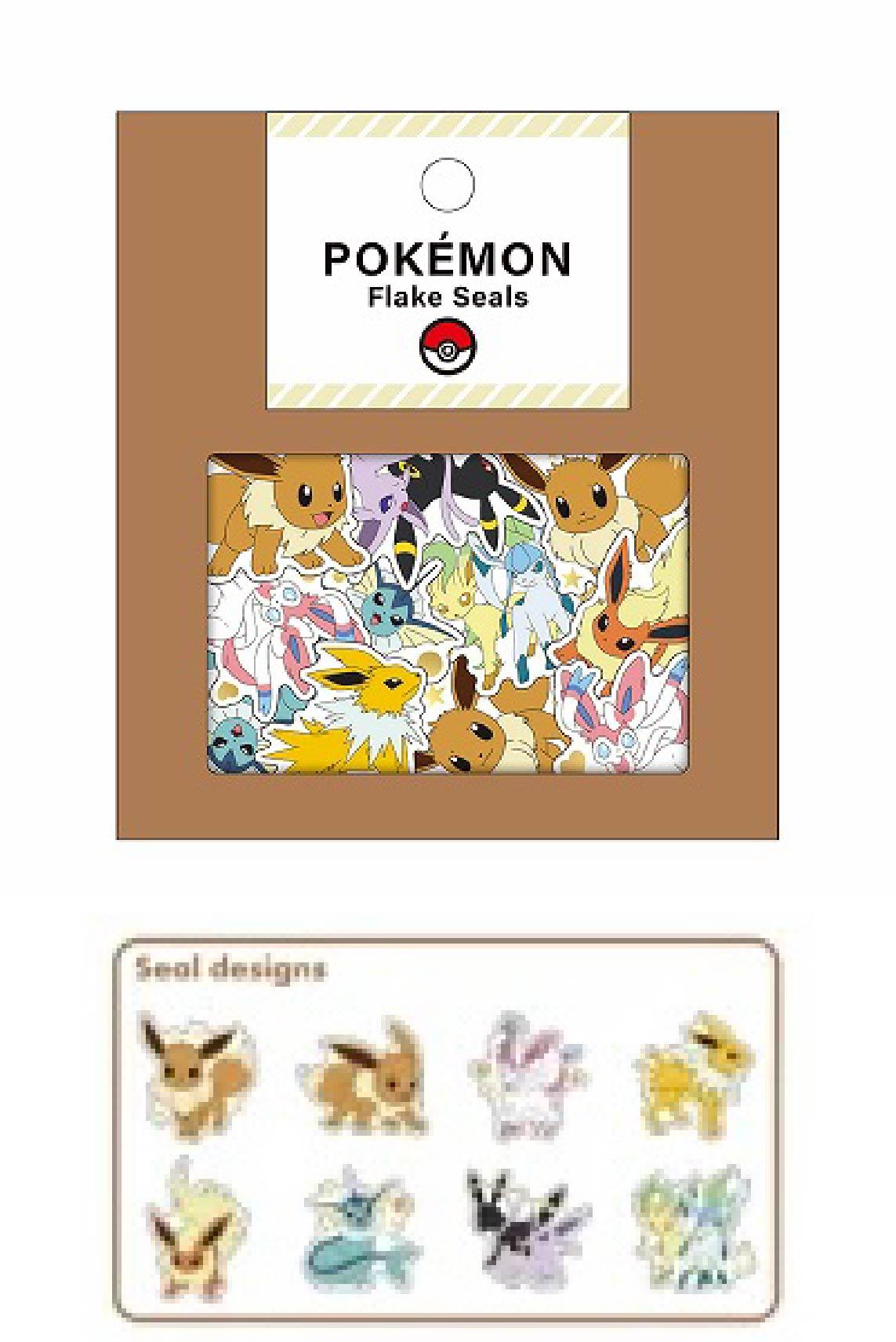 KAMIO 201788 Hot Stamping Cartoon Pattern Stickers Cute Pok?‡mon Eevee Small Stickers 8 Models 40 Pieces - CHL-STORE