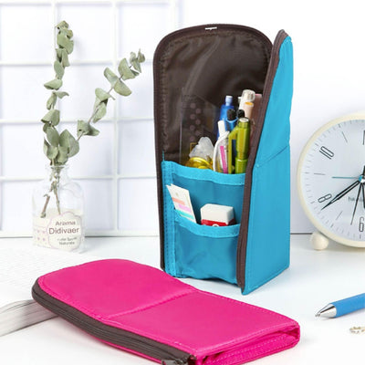 KOKUYO F-VBF160 neo-critz flat ultra-thin stand-up pen holder pencil case pencil bag - CHL-STORE