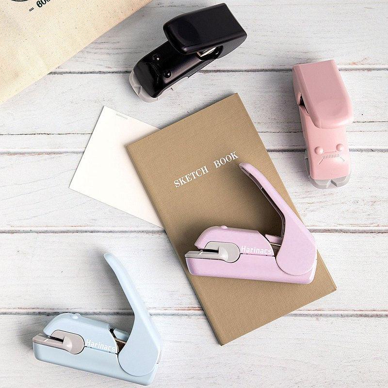 KOKUYO Harinacs Press Needleless Stapler US Press Version Needleless Stapler Taiwan Limited Color Pink - CHL-STORE