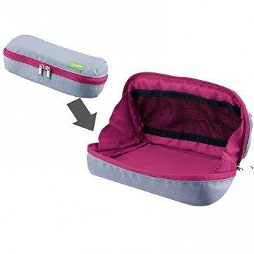 KOKUYO SHELLBRO F-VBF190 Large capacity pencil case pencil bag gray purple - CHL-STORE