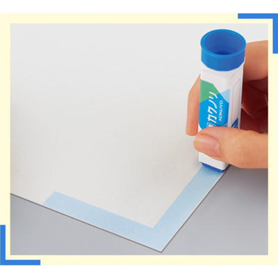 KOKUYO Square Color Changing Lipstick Glue Achromatic Lipstick Glue Blue Pink 8g TA-KS311 - CHL-STORE