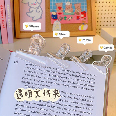 Korean version ins style multifunctional transparent plastic ticket holder 4 sizes LI-010014 - CHL-STORE