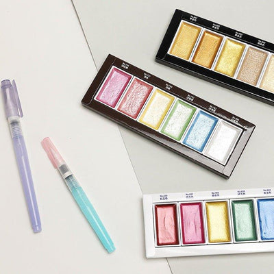 Kuretake GEM COLORS Bright Color 6-Color Set MC20GC/6V Painting Tools - CHL-STORE