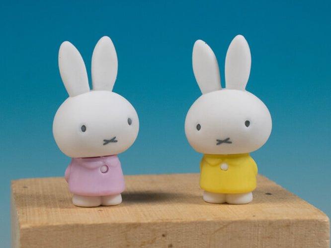 Kutsuwa Miffy Modeling Eraser Rabbit Modeling Wipe Eraser 2pcs Random Shipment MF618 - CHL-STORE