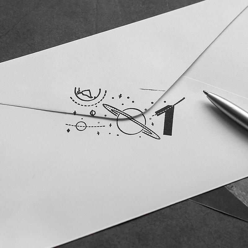 Letter Lovers Mystery of the Wooden Universe Log Rubber Stamps Handbook Stamps Business Supplies NP-H7TGI-601 - CHL-STORE