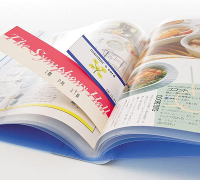 LIHIT LAB A-4406 AQUA DROPs A5 Folder Binder Schedule Sort Separator Yellow Green - CHL-STORE