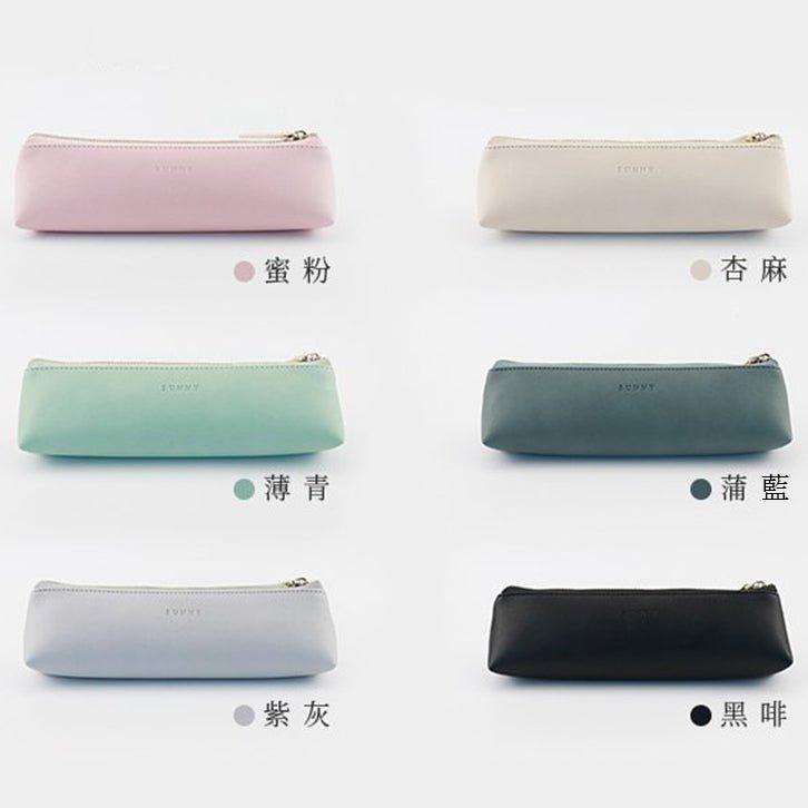 Lover of Letters Clear Series Leather Pen Case Triangle Pen Case NP-H7TGI-104 - CHL-STORE