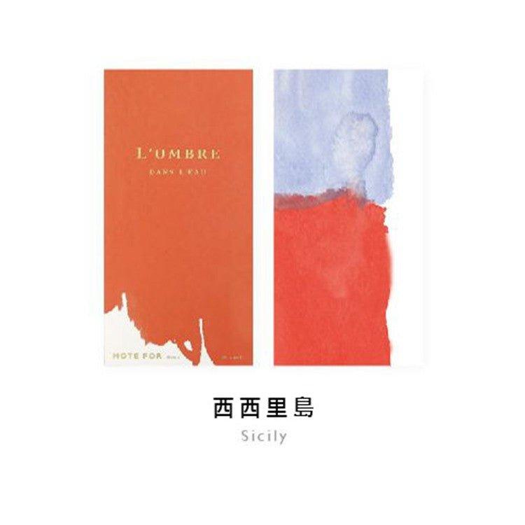 Lovers of Letters Reflection in Water Rendering Simple Ink Notes Note Paper NP-H7TAY-319 - CHL-STORE