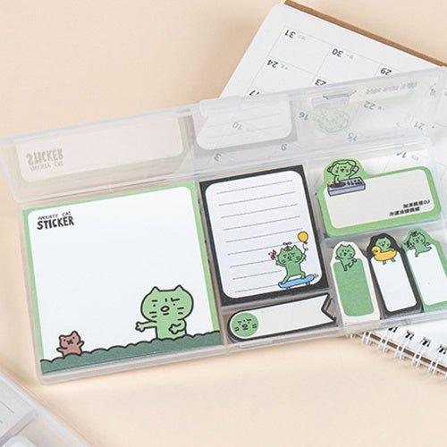 Maihe Boxed Notes Various Size Notes Set Anxiety Cat Series Four Random Shipments - CHL-STORE