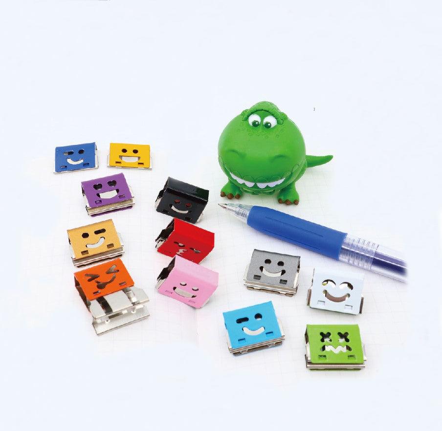 Metal clip TOWO smiling face cute expression office school student daily necessities L-30S-6 - CHL-STORE