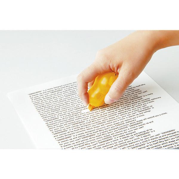 MIDORI OJ ROCKING CHICK CORRECTION TAPE YELLOW BLUE 39294006 39296006 - CHL-STORE