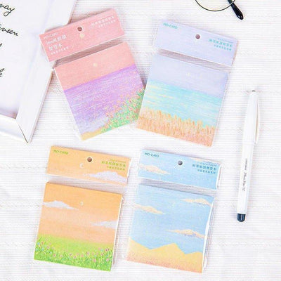 Momo Landscape Notepad Gentle Moonlight Series Decorative Notepad NP-030028 - CHL-STORE