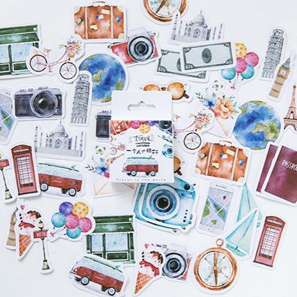 Momo seal stickers boxed stickers 46 pieces into one person's travel NP-000172 - CHL-STORE