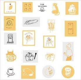 Mr. Paper Sticker Pack Island Garden Renewal Handbook Decorative Stickers Decorative Stickers Handbook Stickers Material Stickers - CHL-STORE