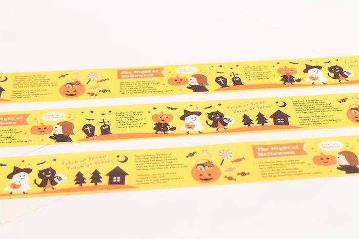 MT MTHALL10 Halloween limited edition Halloween picture book and paper tape decorative tape - CHL-STORE
