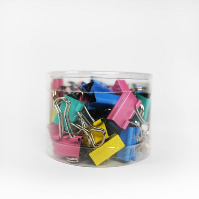 NO. 5 19MM COLOR LONG TAIL CLIP (40 PCS/BOX) - CHL-STORE