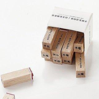 NOTE FOR hand account living log seal rubber stamp NP-HEZA-601 - CHL-STORE