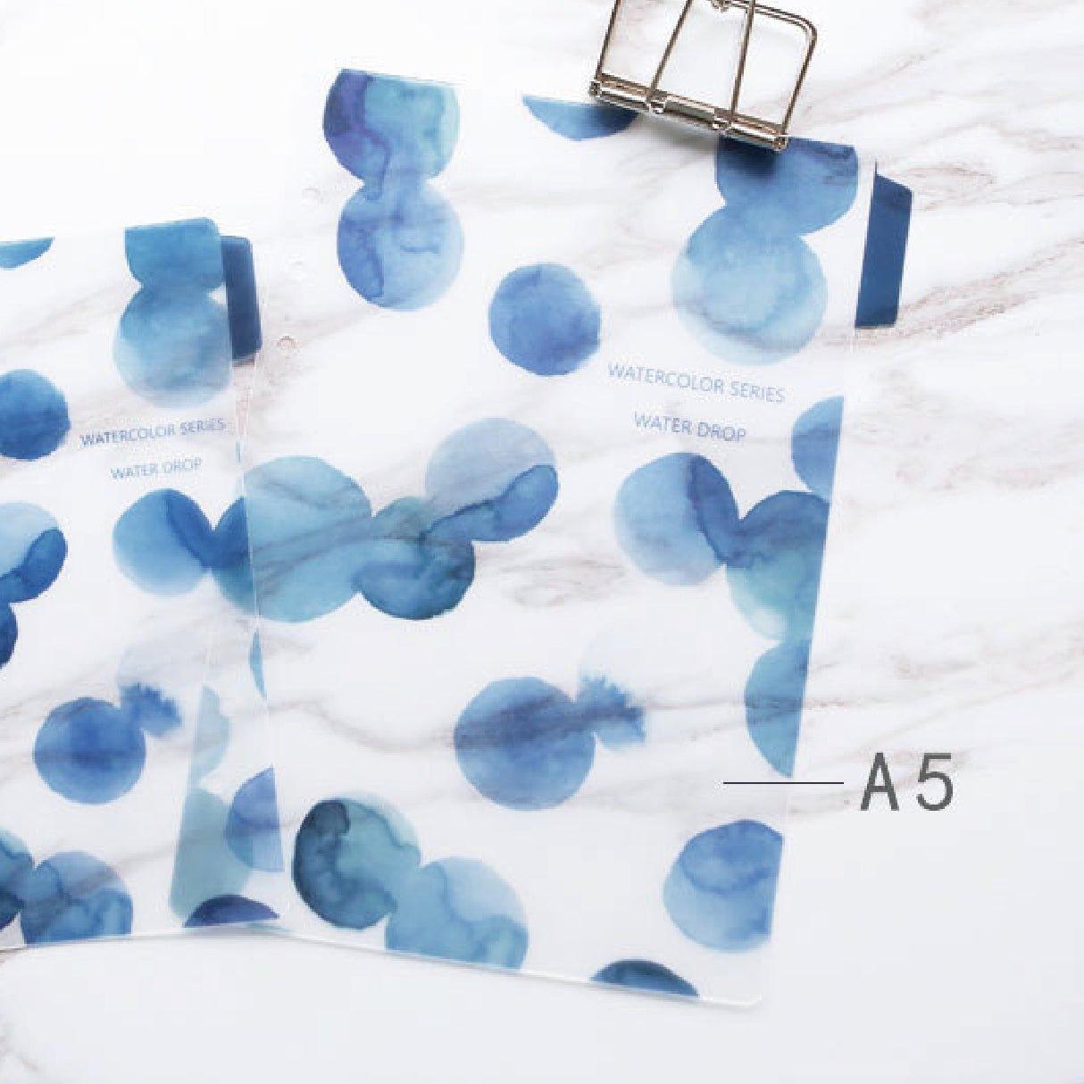 Original A5 A6 Color Printing Loose-leaf Separator PVC Matte Translucent NP-070010 - CHL-STORE