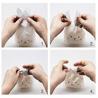 Original Creative Cute Bunny Rabbit Shape PP Gift Bag PP packagin G Gift Bags Cookie Bags 50pcs NP-H7TGR-901 - CHL-STORE