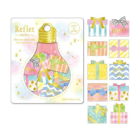 Original Rendering Fantasy Girlish Heart Decoration Animal Light Bulb Modeling Reflective Sticker Pack Sticker Pack Light Cannon Stickers 30pcs NP-HEZQI-059 - CHL-STORE