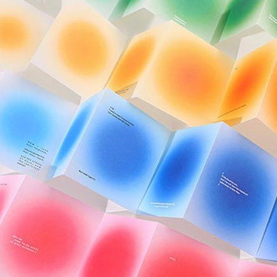 PaperMore White Kraft Paper Folding Note Paper Light and Shadow Afterglow Series NP-030059 - CHL-STORE