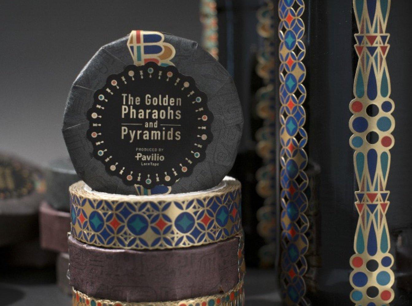 Pavilio EGY-01 Lace Tape Foil Press Series Sticker Bracelet Series Paper Tape Water Drop Chain - CHL-STORE