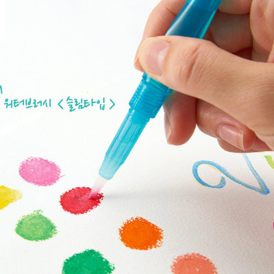 Pentel FRH Fountain Pen Medium / Small / Flat Head / Pill Type Color Brush Watercolor Pen - CHL-STORE