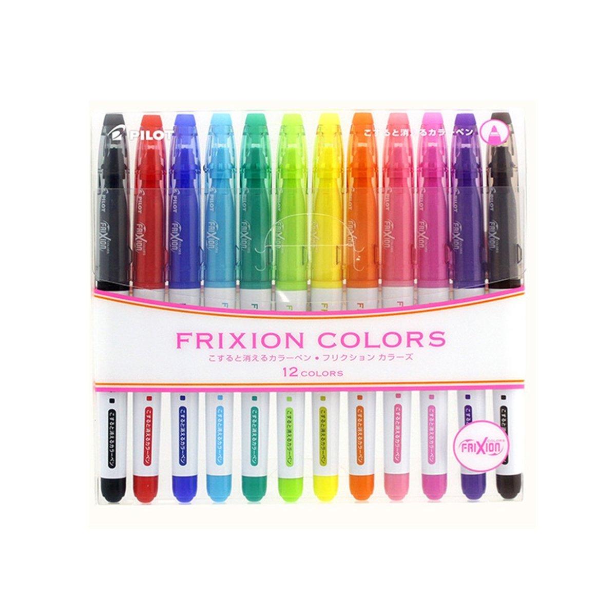 12-Color Magic Eraser Pen Set for Creative Note-Taking and