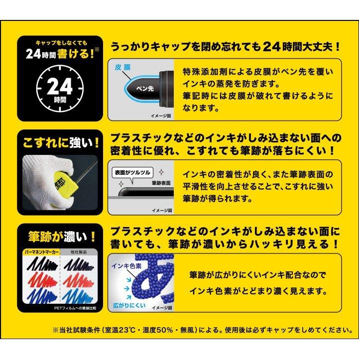 PILOT Oily Marker Pen Medium Character Pill Core MPM-10F Marker Pen Black Blue Red - CHL-STORE