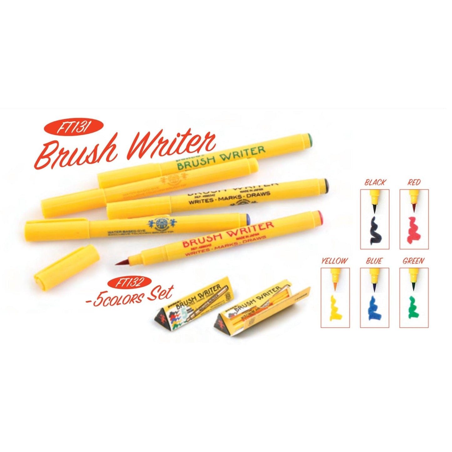 (Pre-Order) HIGHTIDE PENCO Brush Writer FT131 FT132 - CHL-STORE
