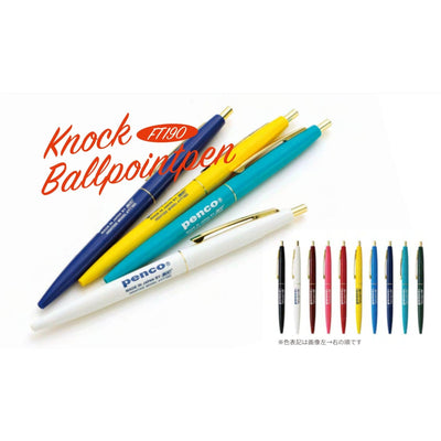 (Pre-Order) HIGHTIDE PENCO Knock Ballpoint Pen 0.5mm FT190 - CHL-STORE