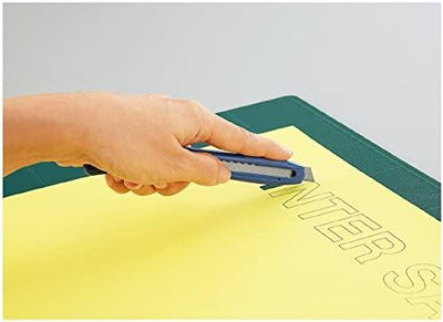 (Pre-Order) KOKUYO Cutter knife standard type with grip Blade width 9mm Length 145mm HA-7N - CHL-STORE