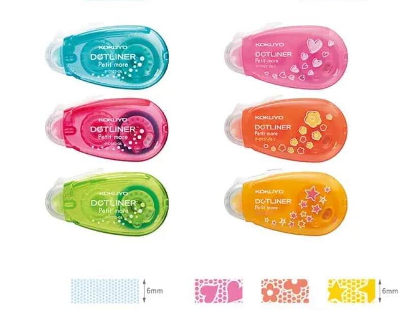 KOKUYO Dot Liner Adhesive Tape Roller - Kawaii Pen Shop - Cutsy World