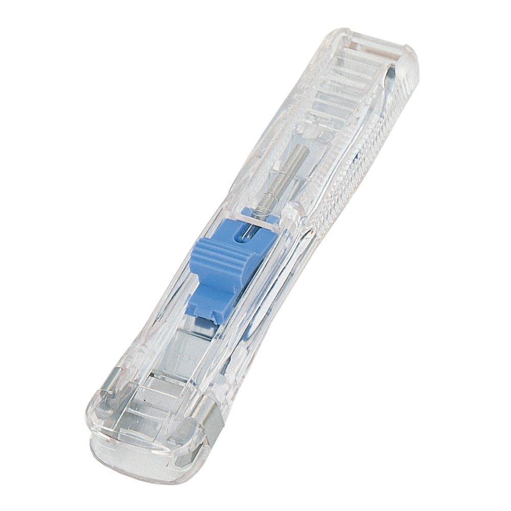 (Pre-Order) OHTO Clear Gachuck Non-Stapler Pastel Color Stainless Steel Clip GS-500C (Medium) - CHL-STORE