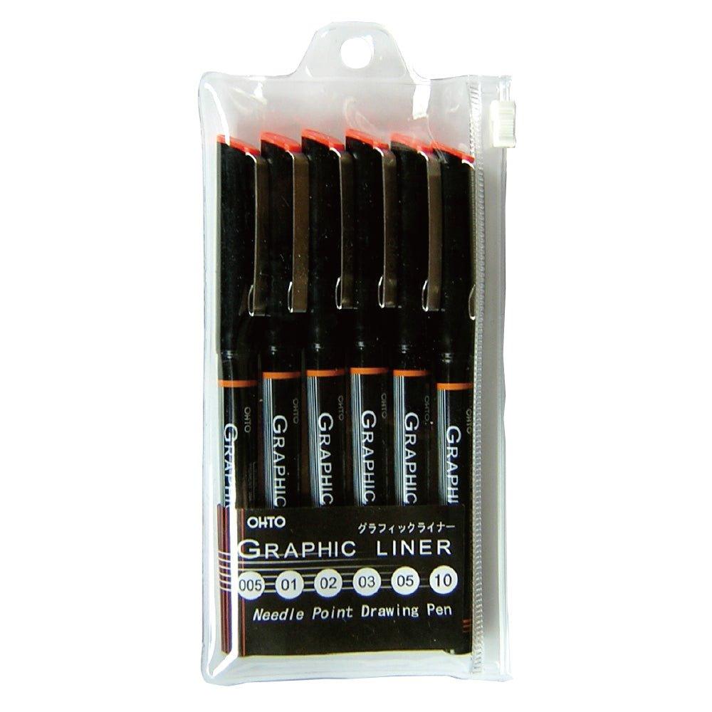 (Pre-Order) OHTO Graphic liner Water-based ball pen Needle Point Drawing Pen CFR-150GL - CHL-STORE