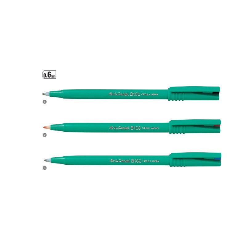 (Pre-Order) PENTEL ball resin nib ball-point pen 0.6mm B100 - CHL-STORE