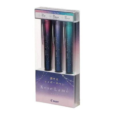 (Pre-Order) PILOT KeseLamé <Aurora Star Set> 3 Color Set 0.7mm(fine print) gel ink ballpoint pen LKKB-69F - CHL-STORE