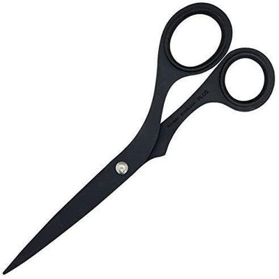 (Pre-Order) Plus Scissors Twist Ring Stainless Steel Scissors Extra Fluorine Coated BK SC-165F - CHL-STORE