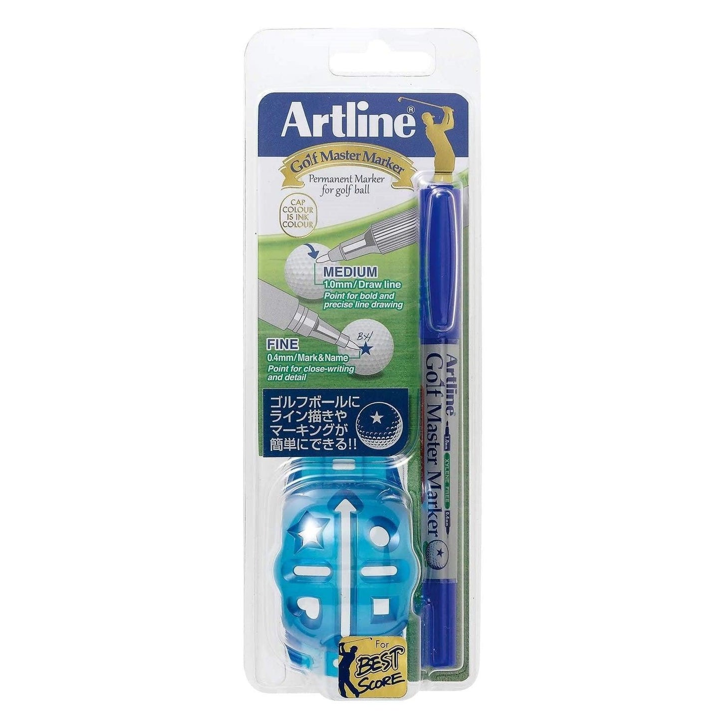 (Pre-Order) SHACHIHATA Artline 0.4mm 1.0mm Golf Master Marker K-841TG/H - CHL-STORE