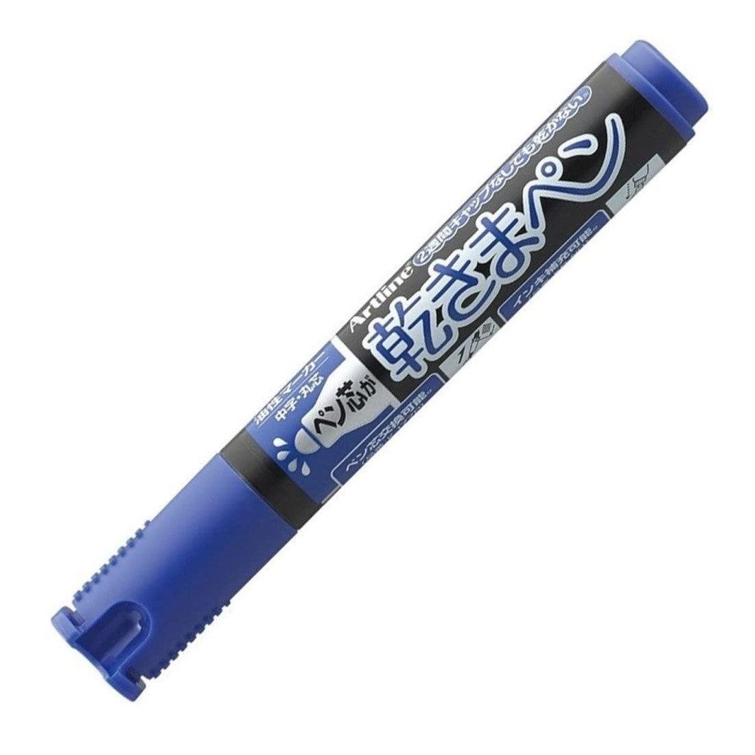 (Pre-Order) SHACHIHATA Artline 1.5mm Drying Pen Permanent Marker Medium Point Round Core K-177N K-177P KR-ND - CHL-STORE 