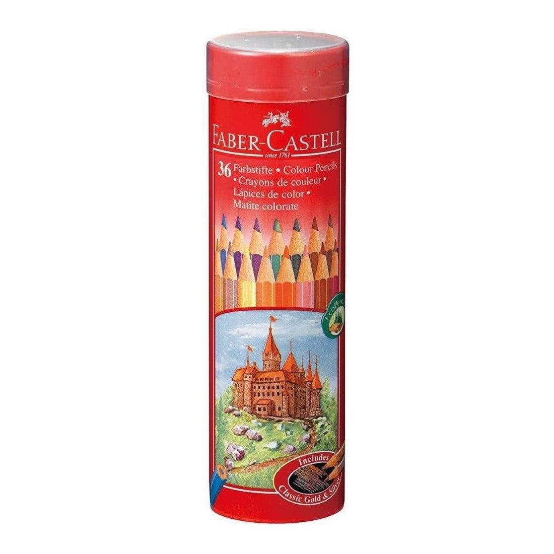 (Pre-Order) SHACHIHATA Faber Castell 3.3mm round can of colored pencils TFC-CPK - CHL-STORE