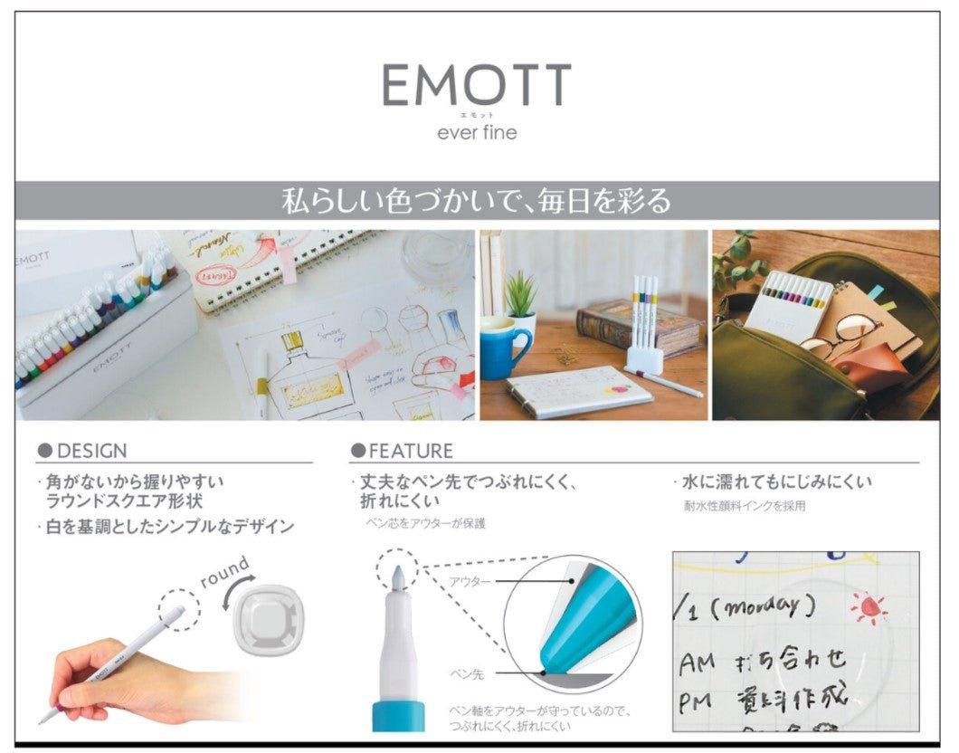 (Pre-Order) UNI EMOTT colored pen, PEMSY - CHL-STORE