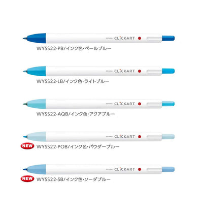 (Pre-Order) ZEBRA CLICKART 0.6mm Water-based marker WYSS22 - CHL-STORE